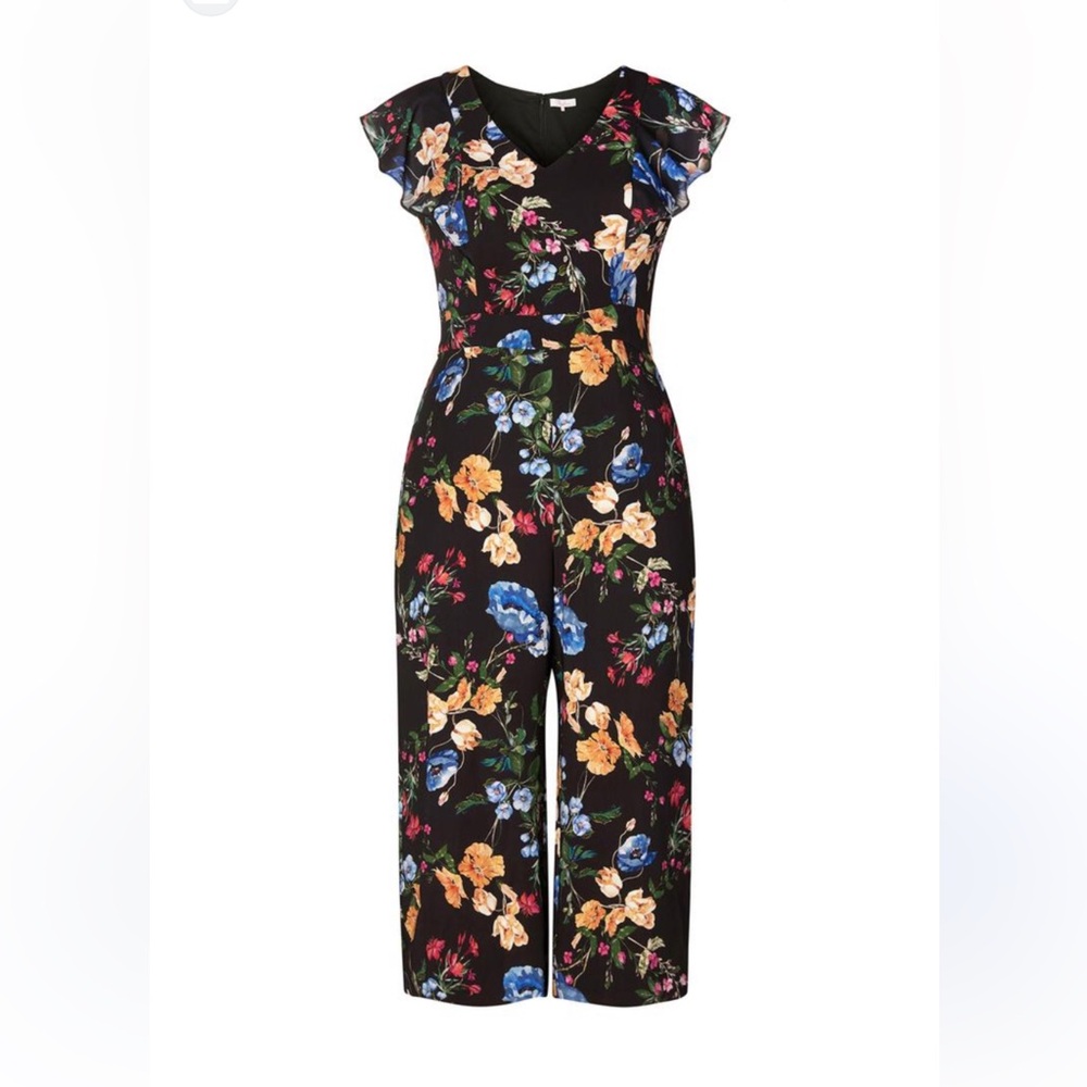 Parker Black Floral Romper